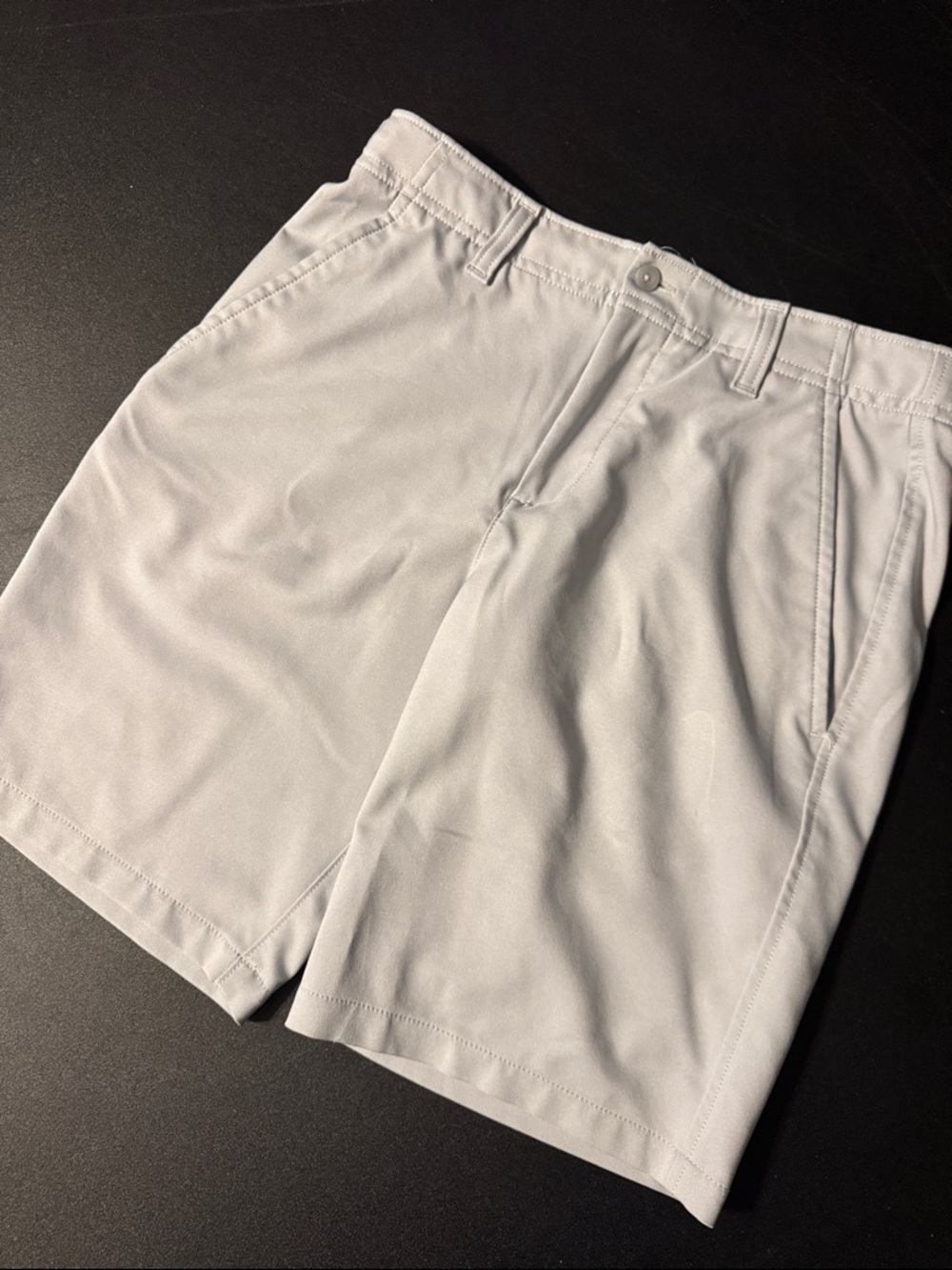 Boys Light Gray Performance Shorts